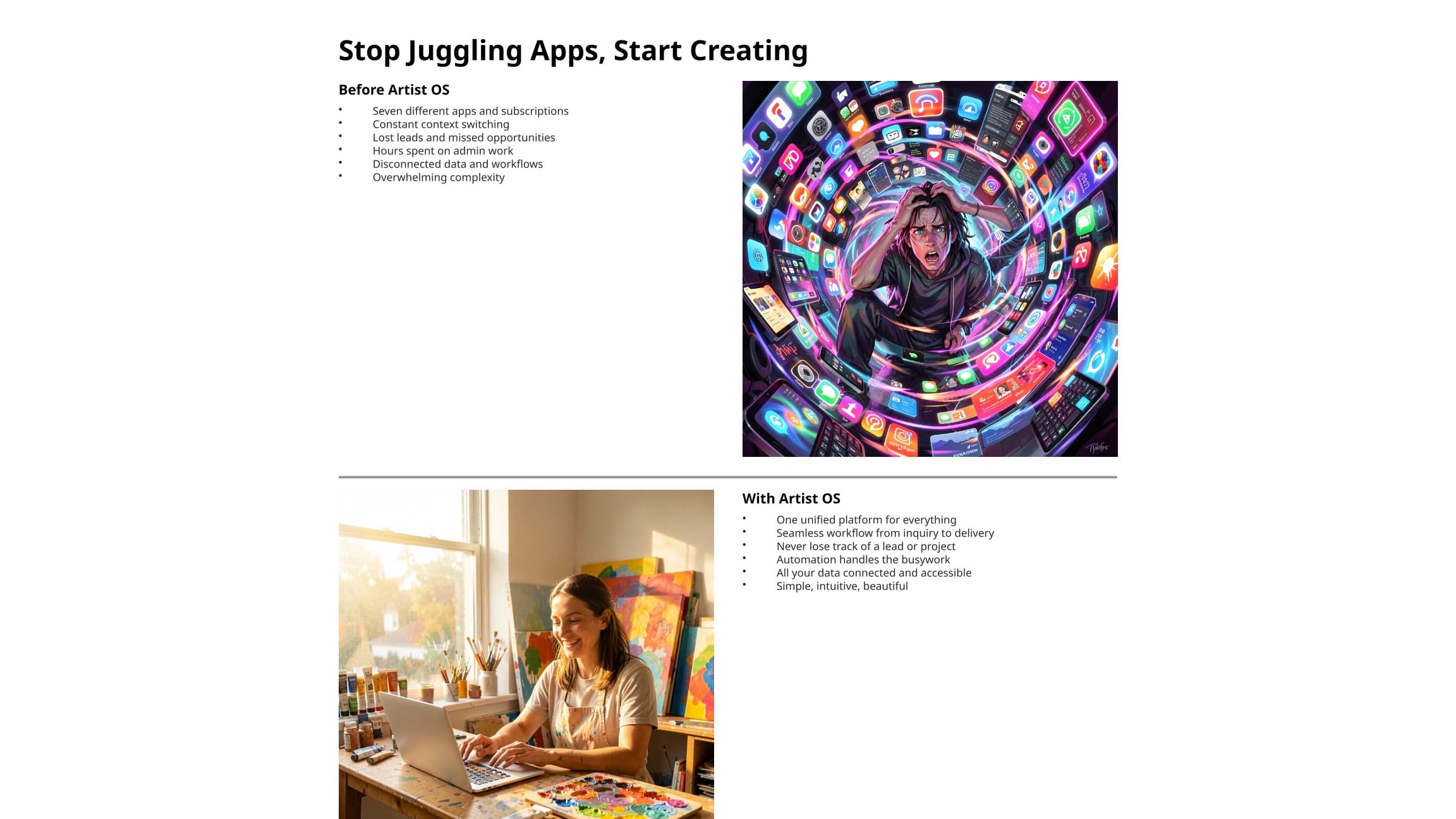 Artist OS Slide 19